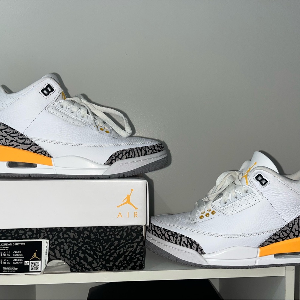 Jordan 3 Women's Sneakers Laser Orange